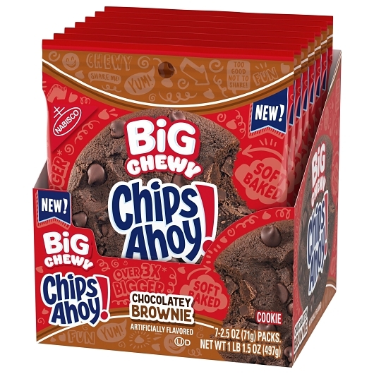 Chips ahoy! brownie big cookie 7ct 2.5oz