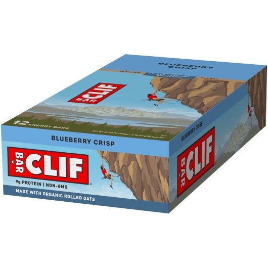 Clif bar blueberry almond crisp 12ct 2.4oz