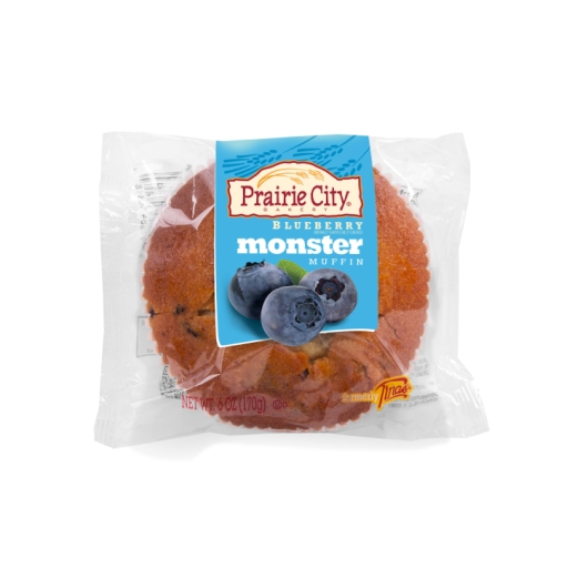 Prairie city bakery blueberry muffin 6ct 6oz