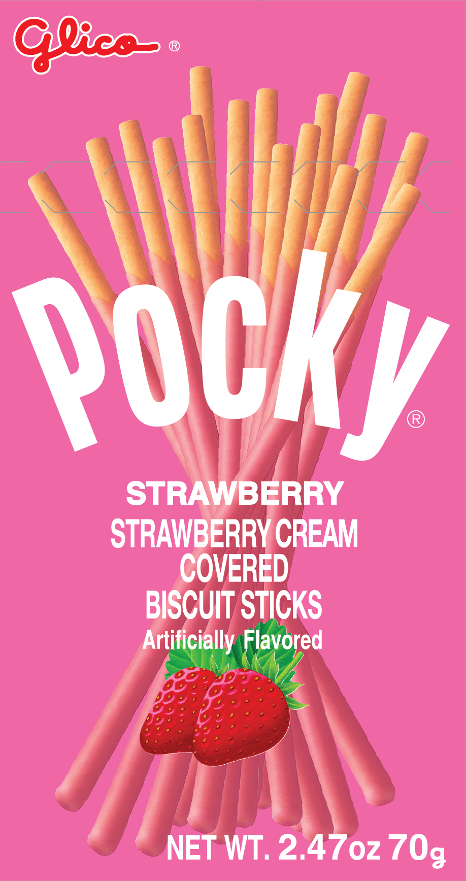 Pocky strawberry biscuit stick 2.47oz