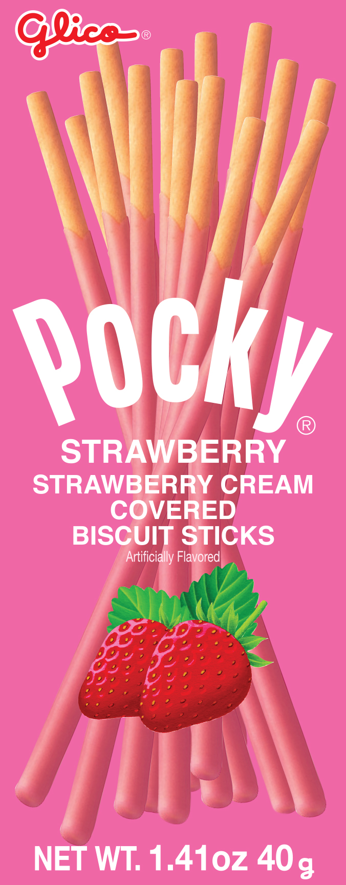 Pocky strawberry biscuit stick 1.41oz