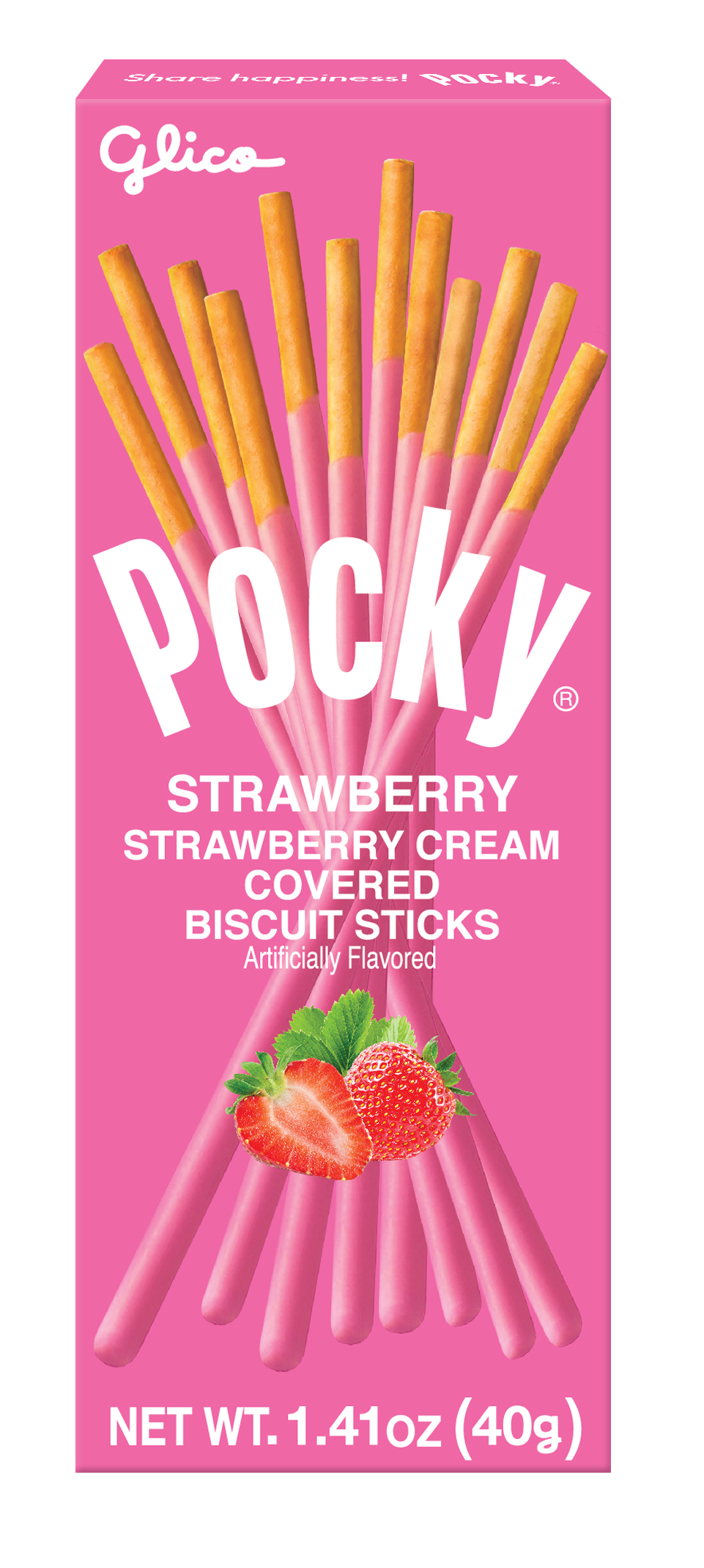 Pocky strawberry biscuit stick 1.41oz