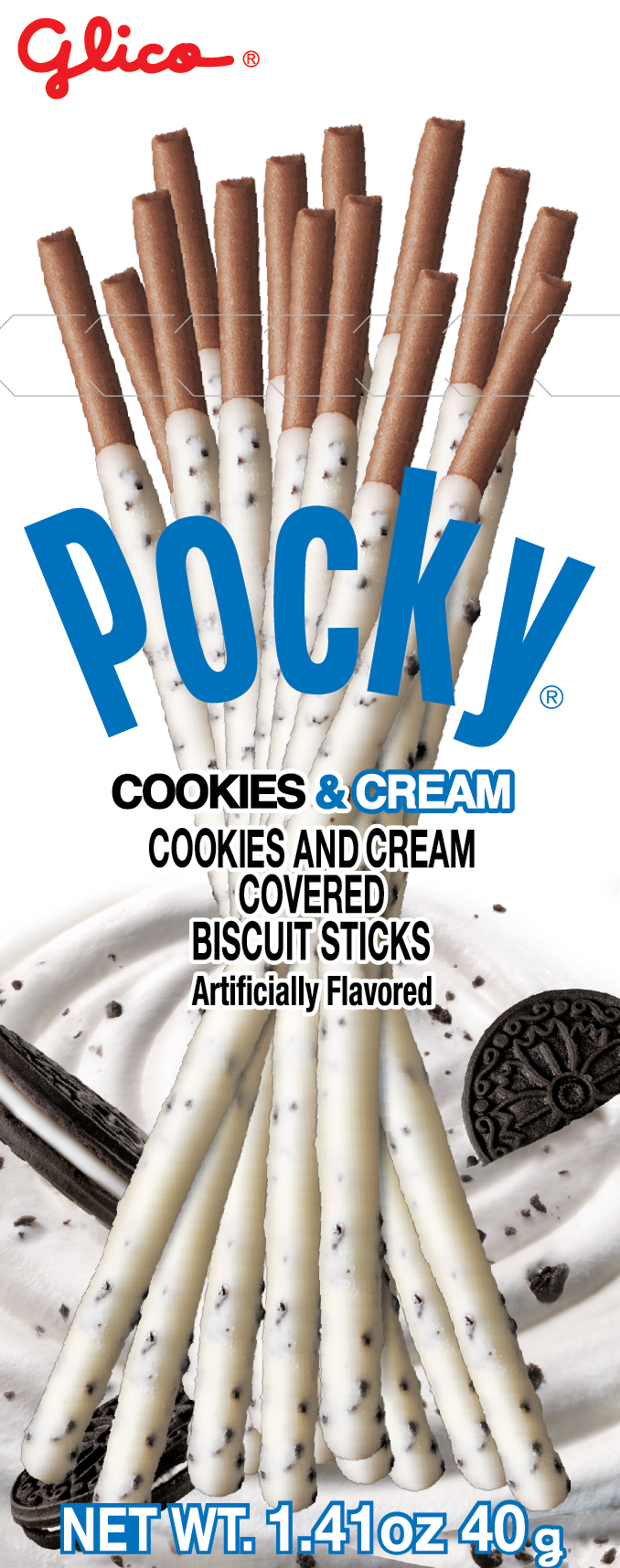 Pocky cookies & cream biscuit stick 1.41oz