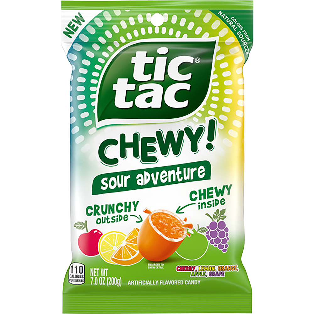 Tic tac sour adv chewy mints med peg 7oz