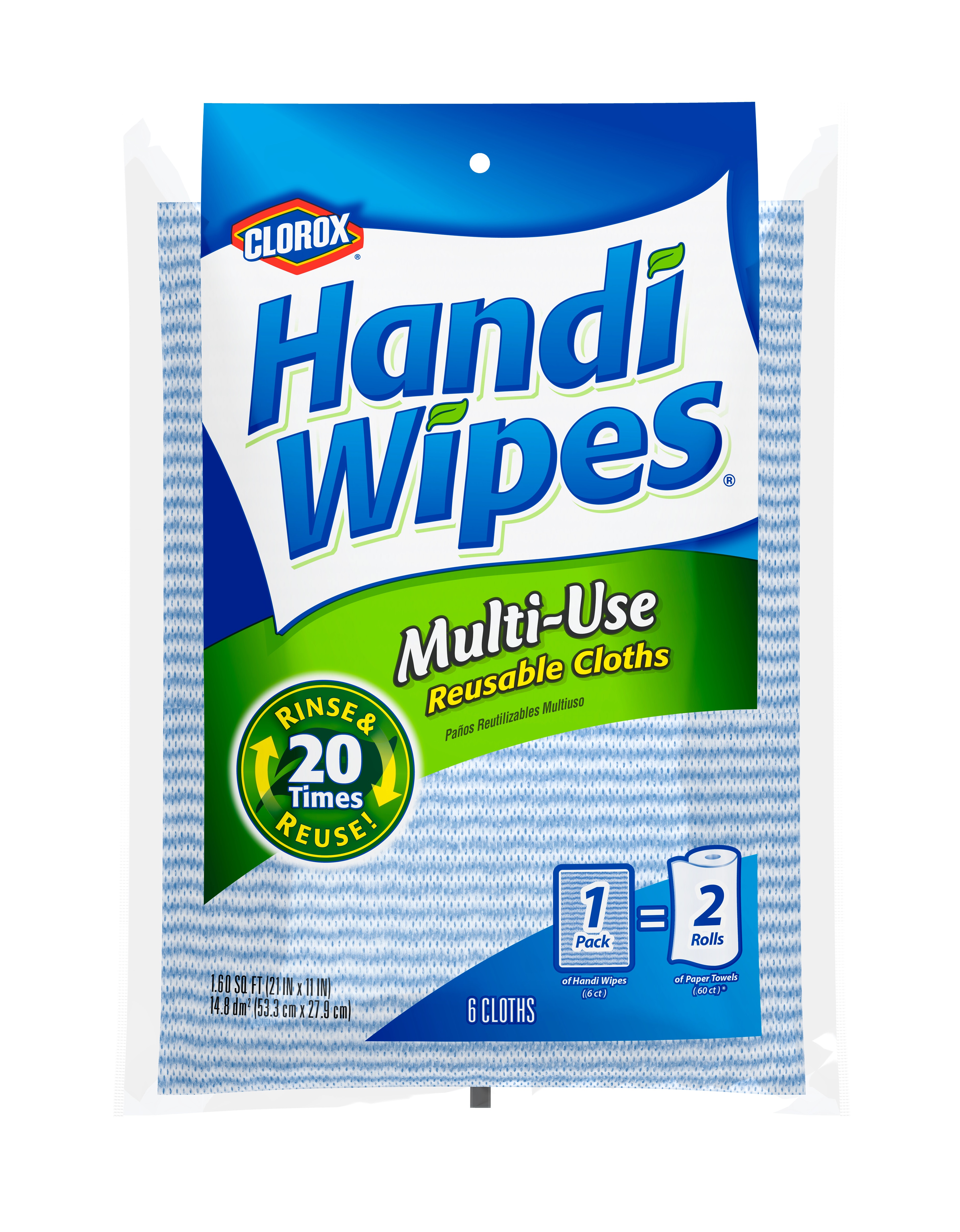 Clorox handi wipes reuseable 6ct