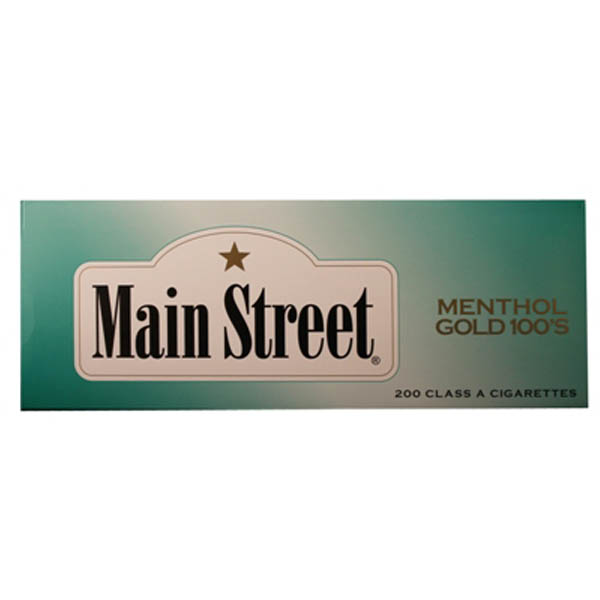 Main street menthol gold 100