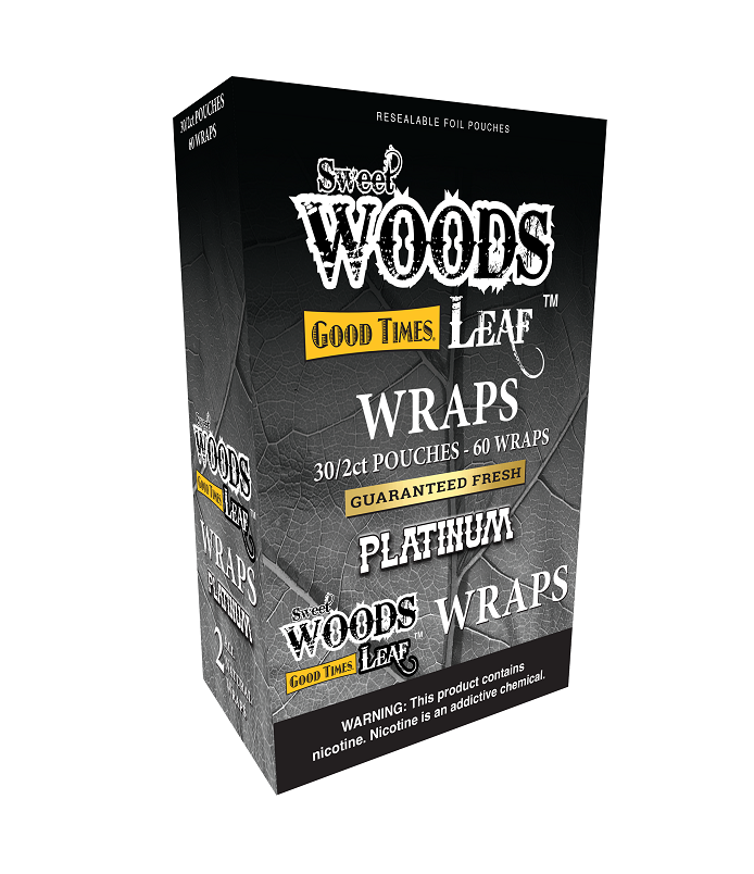 Sweet wood platinum leaf cigar wraps 30/2ct