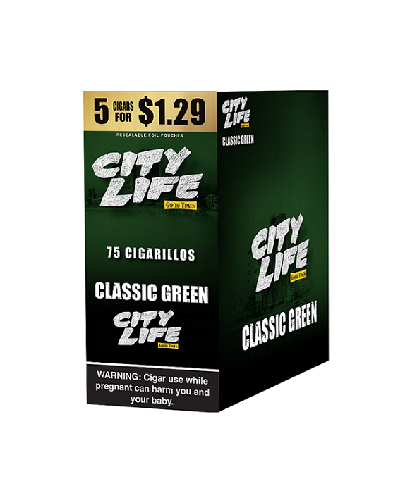City life classic green 5/$1.29 15/5ct