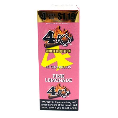 4kings pink lemonade 4/$1.19  15/4pk ltd ed